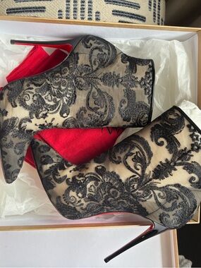 Christian Louboutin Box Label with Red Logo